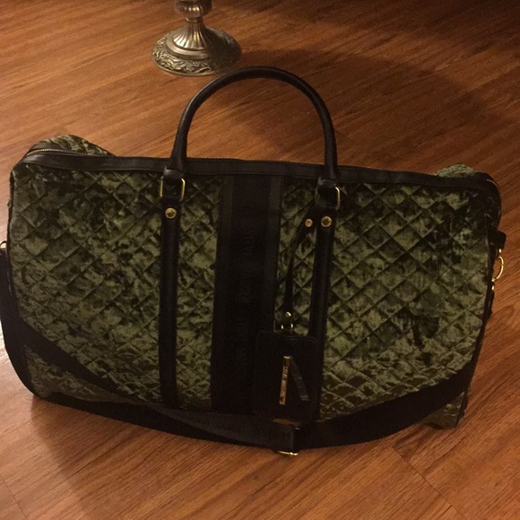 steve madden quilted weekender bag olive